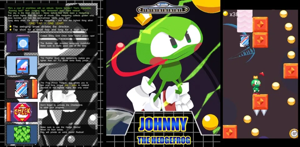 Johnny the HedgeFrog artwork